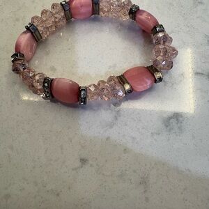 Pink Beaded Bracelet